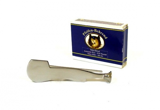 Pfeifenbesteck Chrom, gebürstet