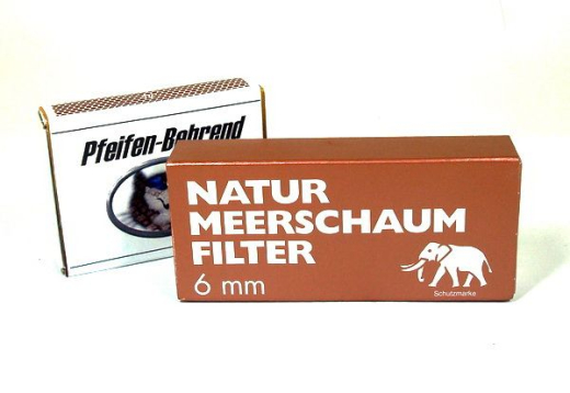White Elephant Meerschaumfilter 6mm 45Stk