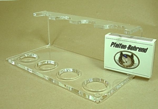 4er Pfeifenständer aus Acryl