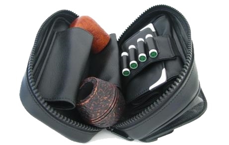 2er Pfeifentasche Martin Wess Silverline