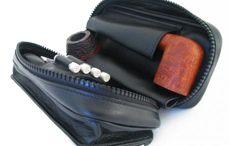 2er Pfeifentasche Martin Wess Silverline