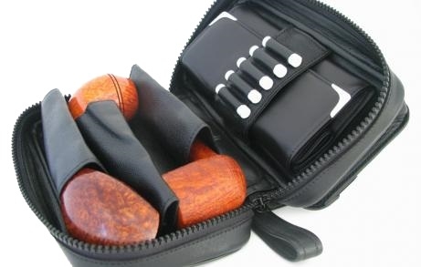 3er Pfeifentasche Martin Wess Silverline