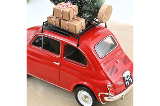 Fiat 500 L 1968 Rot Weihnachten | Norev | 1:18