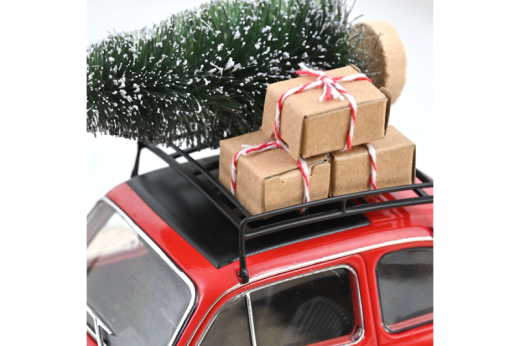 Fiat 500 L 1968 Rot Weihnachten | Norev | 1:18