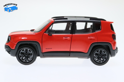 Jeep Renegade Trailhawk 2016 orange / schwarz | Welly | 1:24
