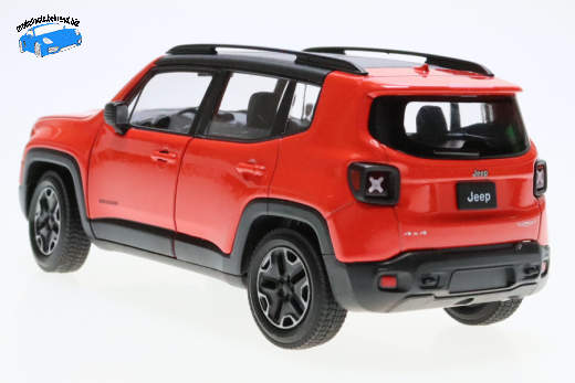 Jeep Renegade Trailhawk 2016 orange / schwarz | Welly | 1:24