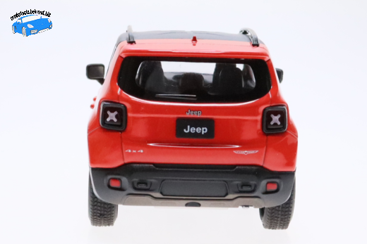 Jeep Renegade Trailhawk 2016 orange / schwarz | Welly | 1:24