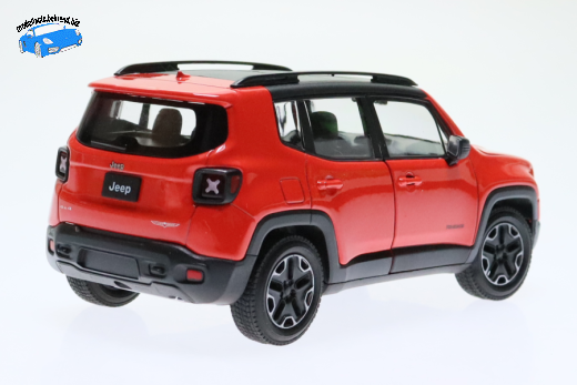 Jeep Renegade Trailhawk 2016 orange / schwarz | Welly | 1:24