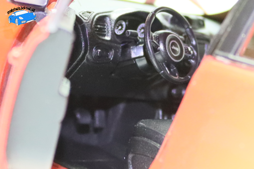 Jeep Renegade Trailhawk 2016 orange / schwarz | Welly | 1:24