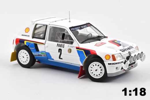 Peugeot 205 T16 1985 Rallye Monte-Carlo #2 | Norev | 1:18