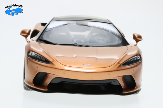 McLaren GT 2019 kupfer metallic mit Vitrine | GT-Spirit | 1:18