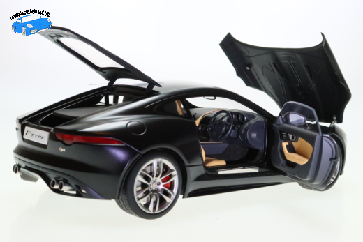 Jaguar F-Type R Coupe 2015 matt schwarz | Autoart | 1:18