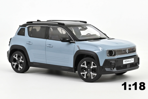 Renault 4 E-Tech Elektrisch 2025 wolke blau | Norev | 1:18