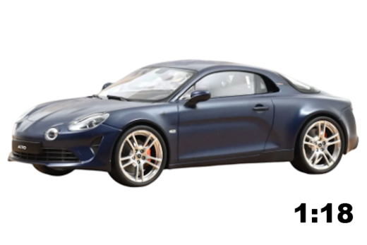 Alpine A110 S 2025 Matte Storm Blau | Norev | 1:18