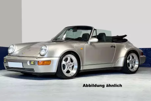 Porsche 911 Turbo Look Cabriolet 1992 Zermattsilber metallic | Norev | 1:18