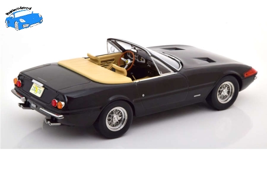 Ferrari 365 GTB Daytona Cabrio 1.Serie US-Version 1969 schwarz | KK-Scale | 1:18