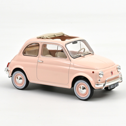 Fiat 500 L 1968 Rosa Geburtstag| Norev | 1:18