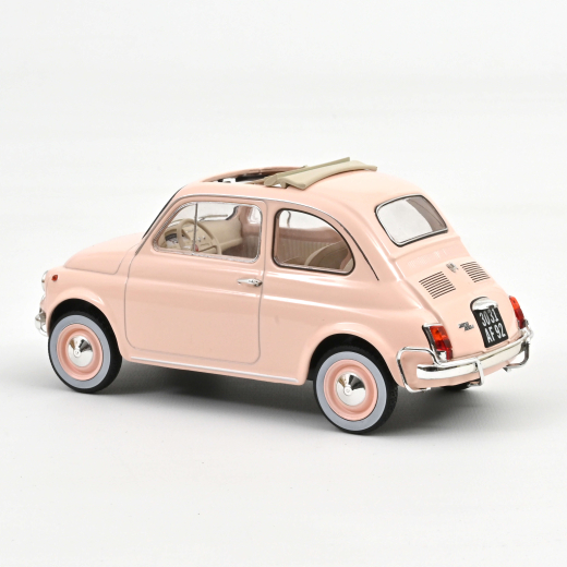 Fiat 500 L 1968 Rosa Geburtstag| Norev | 1:18