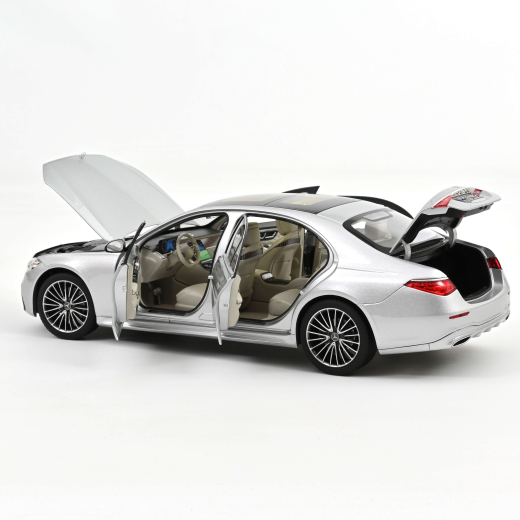 Mercedes-Benz S-Class AMG-Line 2021 Brillantsilber | Norev | 1:18