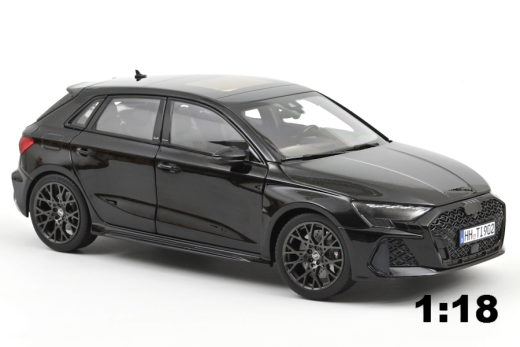 Audi RS 3 2025 Mythosschwarz | Norev | 1:18