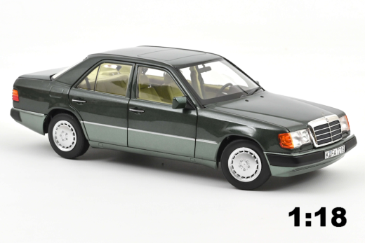 Mercedes-Benz 230 E 1990 Nachtgrün metallic | Norev | 1:18