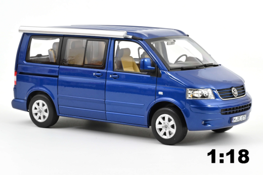 VW California 2003 Ravennablau metallic | Norev | 1:18