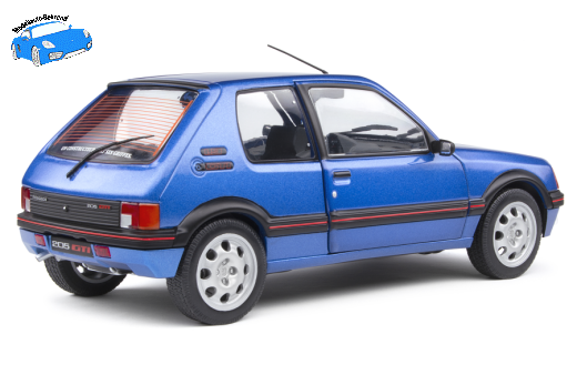 Peugeot 205 GTI blau | Solido | 1:18