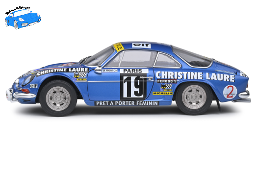 Alpine A110 1600 S #19 | Solido | 1:18