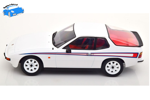 Porsche 924 Martini 1985 weiß/rot/blau | KK-Scale | 1:18
