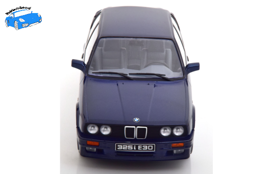 BMW 325i E30 M-Paket 2 1988 dunkelblau-metallic | KK-Scale | 1:18
