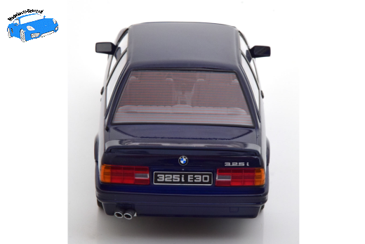 BMW 325i E30 M-Paket 2 1988 dunkelblau-metallic | KK-Scale | 1:18