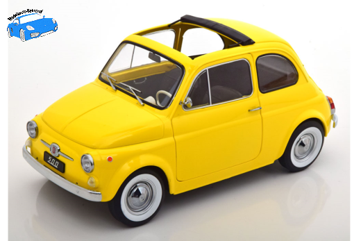 Fiat 500 1968 gelb | KK-Scale | 1:12