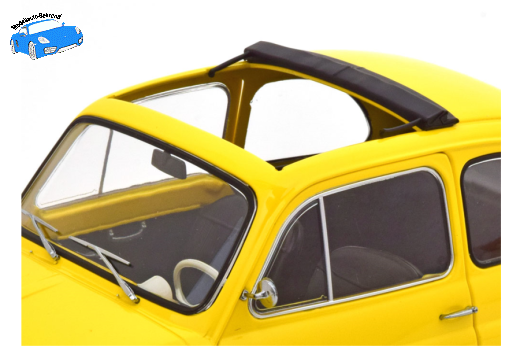Fiat 500 1968 gelb | KK-Scale | 1:12