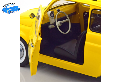Fiat 500 1968 gelb | KK-Scale | 1:12
