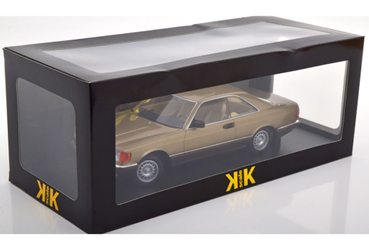 Mercedes 500 SEC C126 1987 goldmetallic | KK-Scale | 1:18