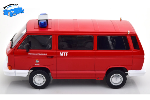 VW T3 Syncro Feuerwehr Münster 1987 | KK-Scale | 1:18