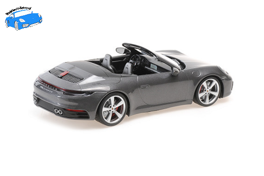 Porsche 911 Carrera 4S Cabrio 2019 graumetallic | Minichamps | 1:18
