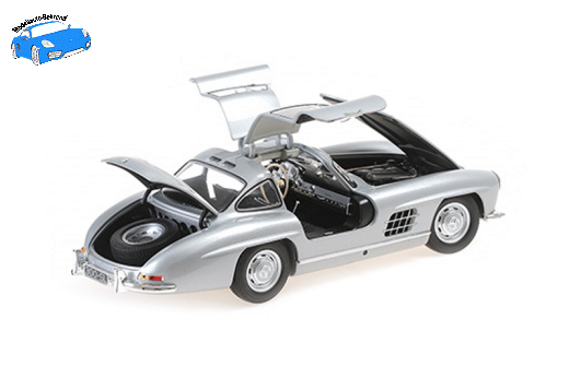 Mercedes Benz 300 SL (W198 I) silber 1954 | Minichamps | 1:18