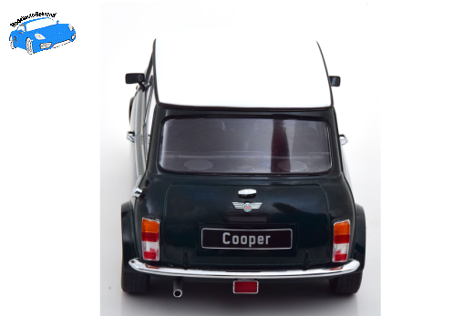 Mini Cooper LHD dunkelgrün/weiß | KK-Scale | 1:12