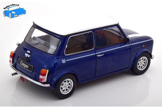 Mini Cooper LHD blaumetallic/weiß/ | KK-Scale | 1:12