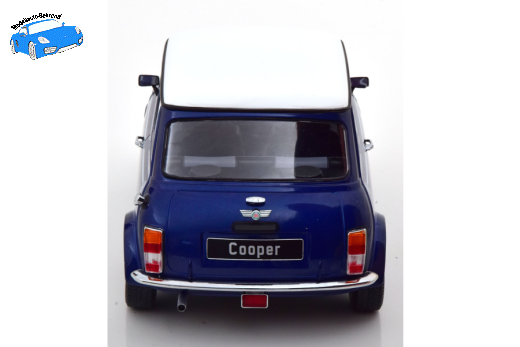 Mini Cooper LHD blaumetallic/weiß/ | KK-Scale | 1:12