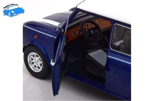 Mini Cooper LHD blaumetallic/weiß/ | KK-Scale | 1:12