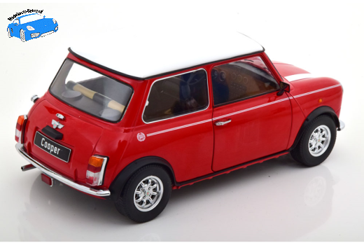 Mini Cooper LHD rot/weiß/ | KK-Scale | 1:12
