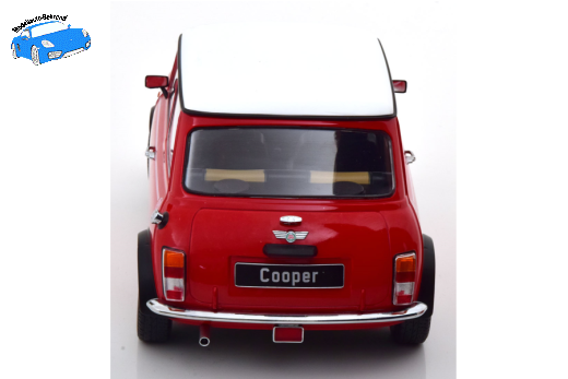 Mini Cooper LHD rot/weiß/ | KK-Scale | 1:12