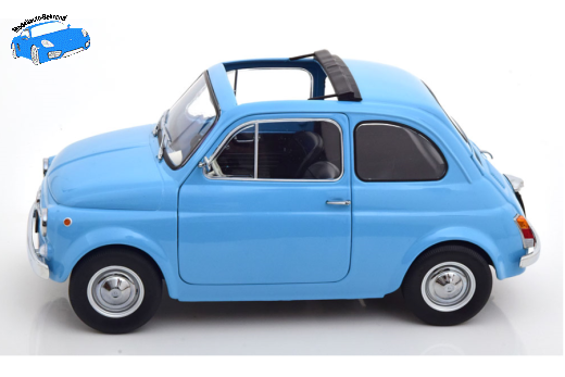 Fiat 500F 1968 hellblau | KK-Scale | 1:12