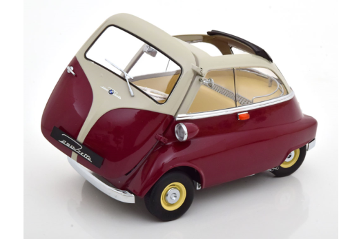 BMW 250 Isetta 1959 dunkelrot/hellgrau | KK-Scale | 1:12