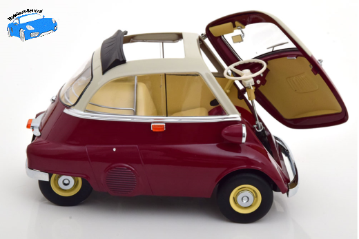 BMW 250 Isetta 1959 dunkelrot/hellgrau | KK-Scale | 1:12