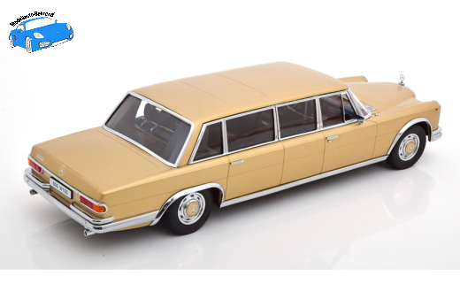 Mercedes 600 LWB W100 Pullman 1964 gold metallic | KK-Scale | 1:18