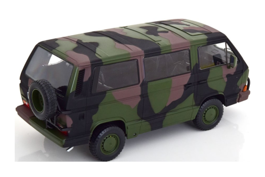 VW T3 Bus Syncro Bundeswehr 1987 camouflage | KK-Scale | 1:18