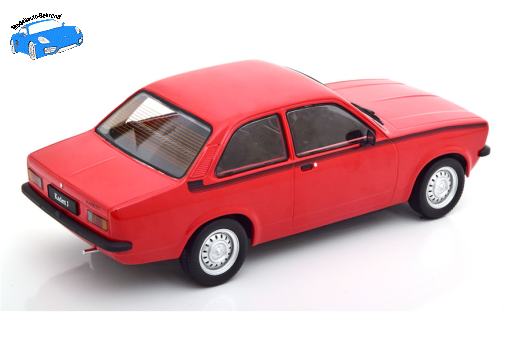 Opel Kadett C Junior 1976 rot/schwarz | KK-Scale | 1:18